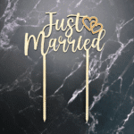 Caketopper Just Married – Bild 3