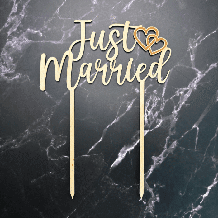 Caketopper Just Married – Bild 3
