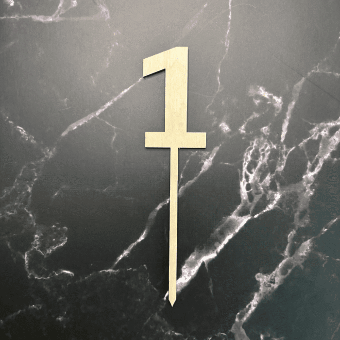 Caketopper Zahlen 0-9 – Bild 4