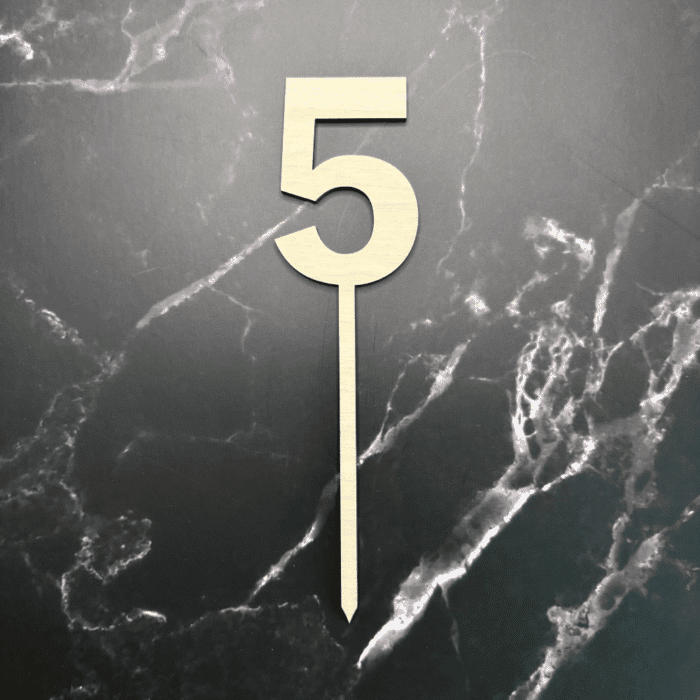 Caketopper Zahlen 0-9 – Bild 16