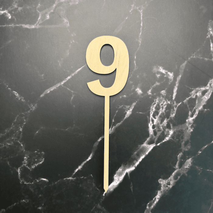 Caketopper Zahlen 0-9 – Bild 28