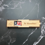 Duplobox aus Holz mit Gravur für Duplo