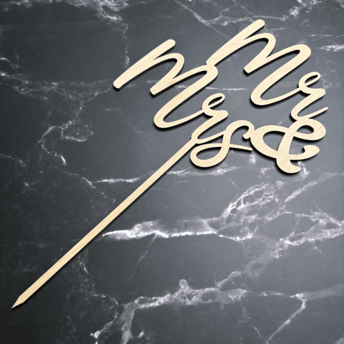 Caketopper Mr&Mrs – Bild 2