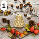 Kürbis aus Holz – dekorative Herbstdeko