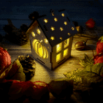 Kürbis aus Holz – dekorative Herbstdeko