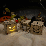 Halloween Kürbis 2er Set – Bild 2