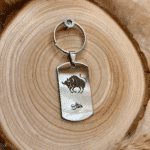 Edelstahl Anhänger mit Sternzeichen Stier Gravur