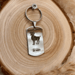 Edelstahl Anhänger mit Sternzeichen Widder Gravur