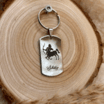 Edelstahl-Anhänger Sternzeichen Schütze mit Gravur