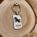 Edelstahl Anhänger mit Sternzeichen Steinbock Gravur