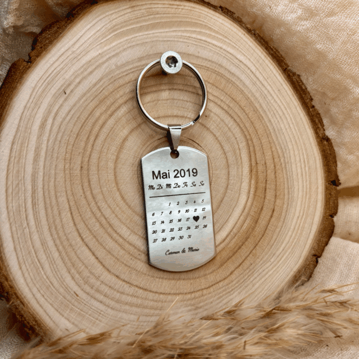 Edelstahl Anhänger Kalender – Bild 2