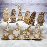 Wichtel Weihnachten 10er Set aus Holz