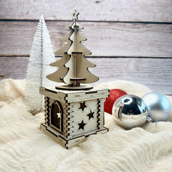 LED Kamin mit Baum Weihnachten – Bild 3