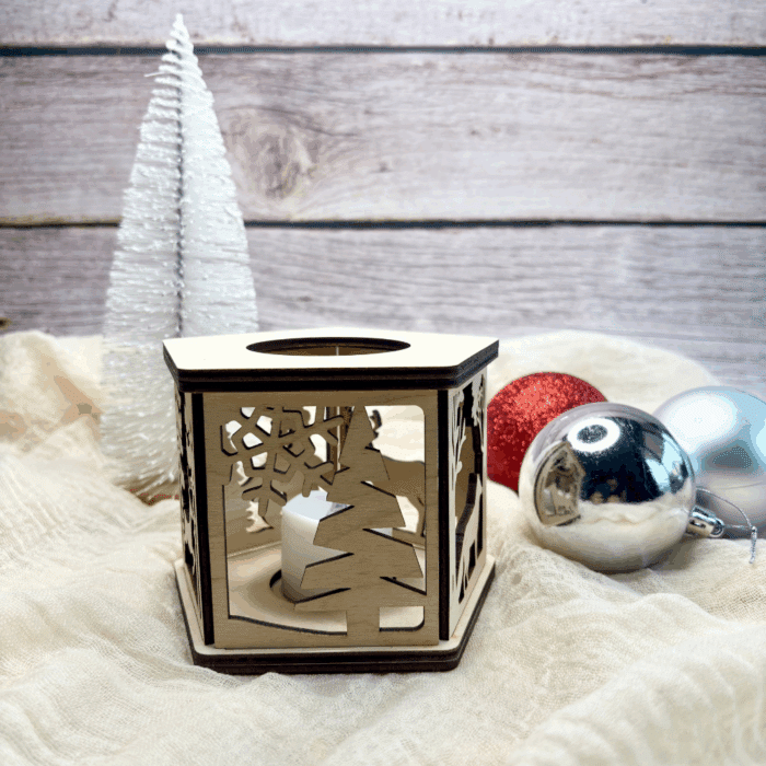 LED Windlicht Weihnachten – Bild 5