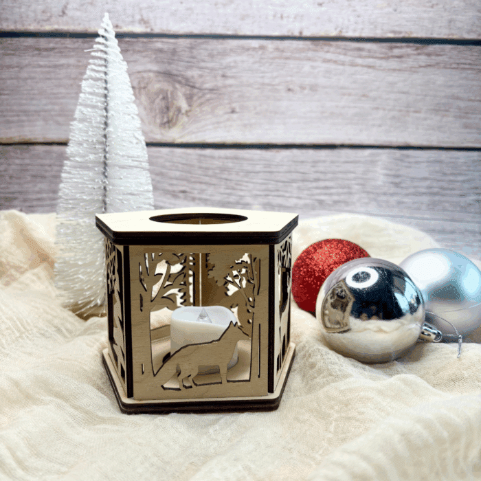 LED Windlicht Weihnachten – Bild 4