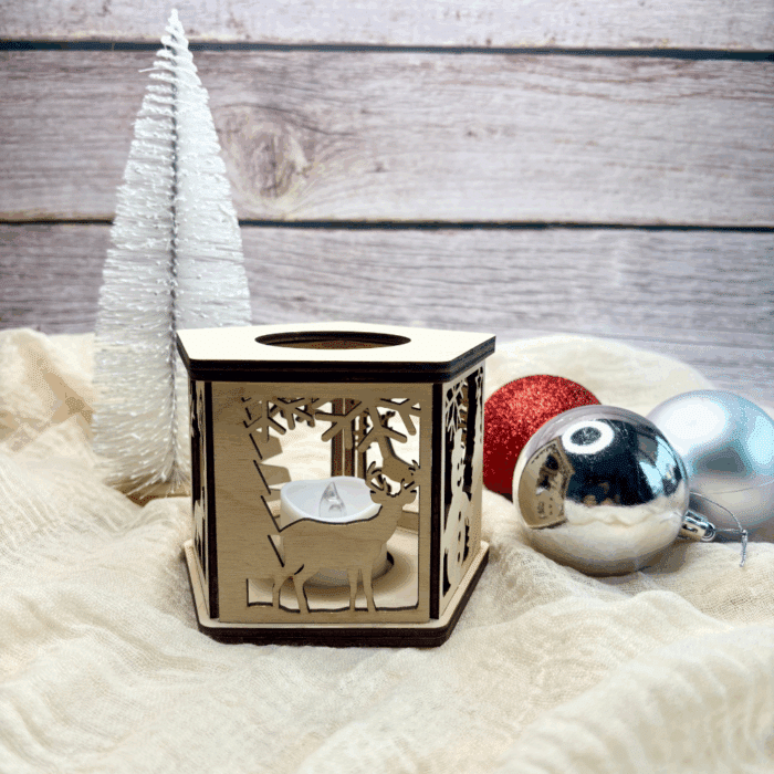 LED Windlicht Weihnachten – Bild 3