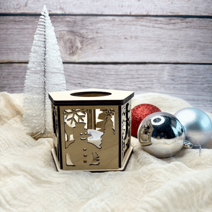 LED Windlicht Weihnachten – Bild 2