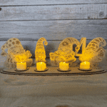 Wichtel LED Adventkranz – Bild 4