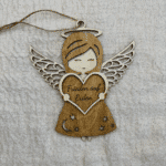 Engel Ornamente 6er Set – Bild 4