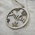 Holzornament Wunschname – Bild 2