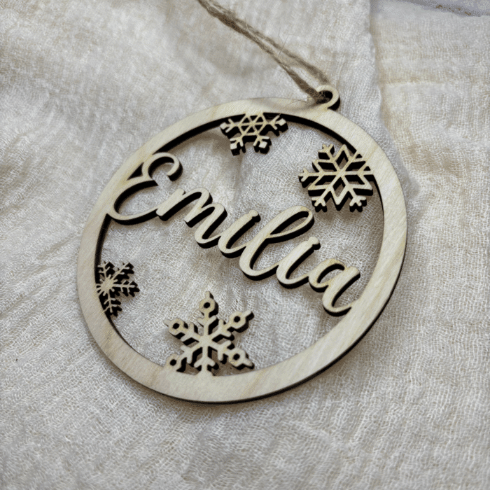 Holzornament Wunschname – Bild 2