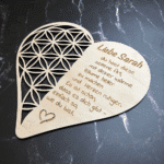 Herz mit Spruch – personalisiert – Bild 2