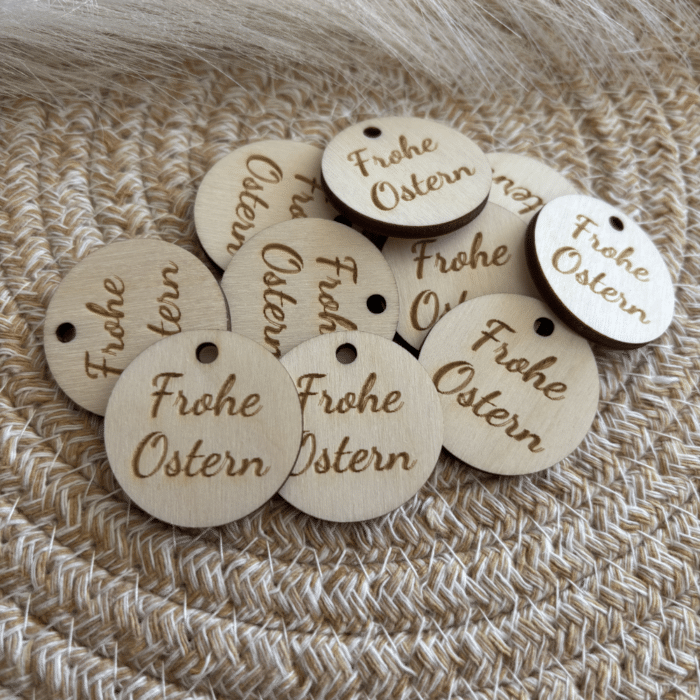 Frohe Ostern Anhänger – Set – Bild 2